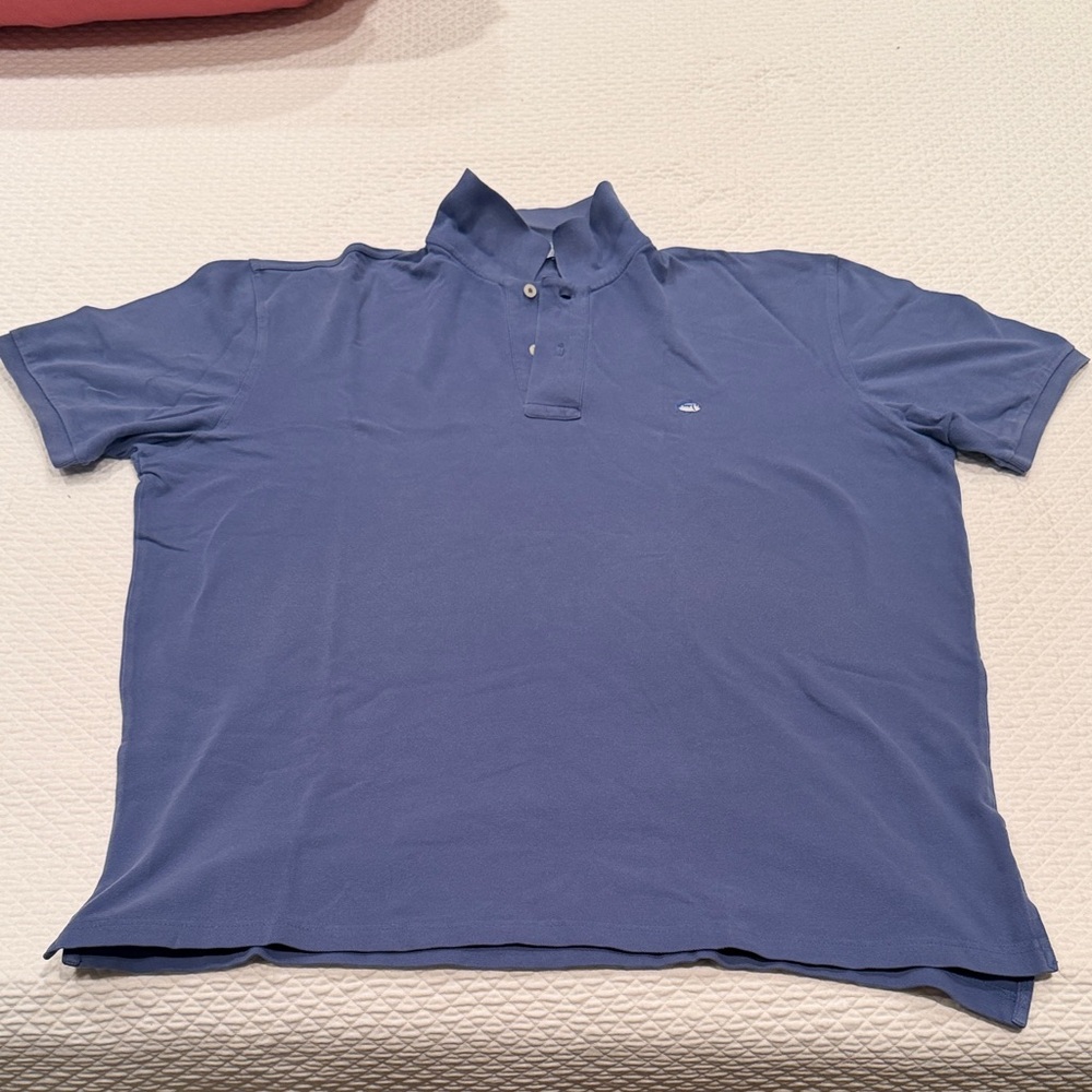 Men's Southern Tide Blue Polo Shirt